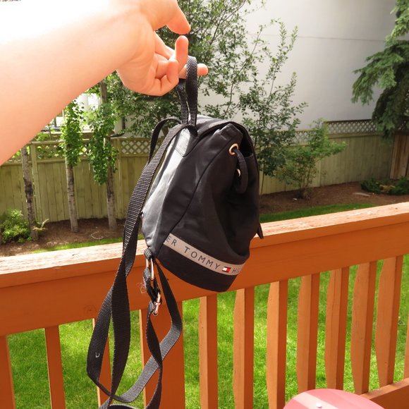 Black Tommy Hilfiger Mini Backpack - Picture 2 of 11